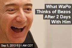 Bezos to Post : &#39;If It&#39;s Hopeless, I Wouldn&#39;t Join You&#39;