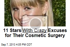 11 Stars With Crazy Excuses for Their Cosmetic Surgery
