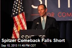 Spitzer Comeback Bid Fails