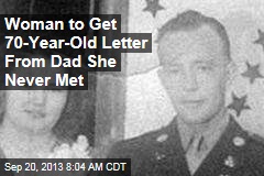 Woman to Get 70-Year-Old Letter From Dad She Never Met