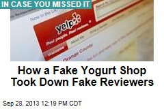 How a Fake Yogurt Shop Took Down Fake Reviewers
