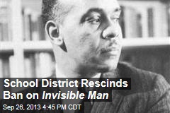 School District Rescinds Ban on Invisible Man