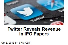 Twitter Revenue Revealed in IPO Papers