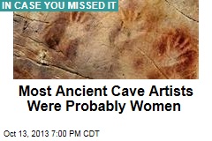 Most Ancient Cave Artists Were Probably Women