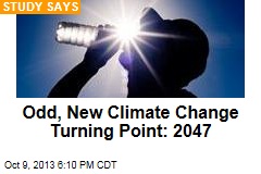 New Climate Change Turning Point: 2047