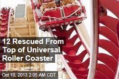 12 Rescued from Top of Universal Roller Coaster