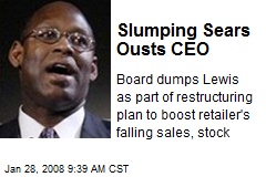 Slumping Sears Ousts CEO