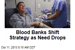 Blood Banks Shift Strategy as Need Drops