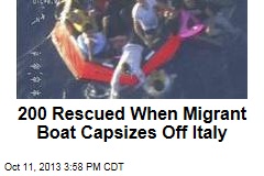 Another Migrant Boat Sinks Off Coast of Italy