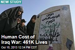 Human Cost of Iraq War: 461K Lives
