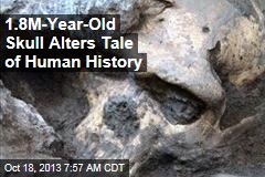 1.8M-Year-Old Skull Alters Tale of Human History