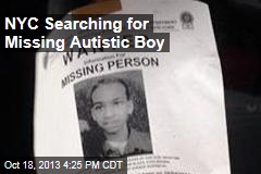 NYC Searching for Missing Autistic Boy