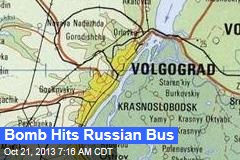Bomb Hits Russian Bus
