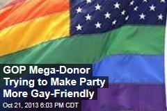 GOP Mega-Donor Trying to Make Party More Gay-Friendly