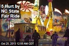 5 Hurt on NC State Fair Ride