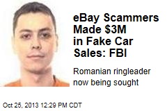 eBay Scammers Made $3M in Fake Car Sales: FBI