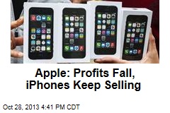 Apple Report: Profits Fall as iPhones Keep Selling