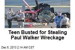 Teen Busted for Stealing Paul Walker Wreckage