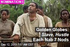 Golden Globes: Slave , Hustle , Gravity Score Best Pic Nods