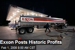 Exxon Posts Historic Profits