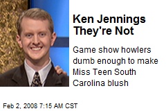 Ken Jennings They're Not