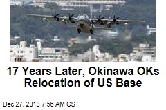 17 Years Later, Okinawa OKs Relocation of US Base