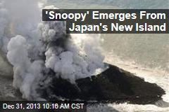 &#39;Snoopy&#39; Emerges From Japan&#39;s New Island
