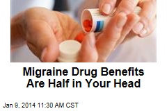 Migraine Drug Benefits Are Half in Your Head