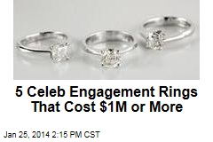 5 Celeb Engagement Rings That Cost $1M or More