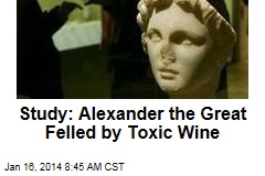 Study: Alexander the Great Felled by Toxic Wine
