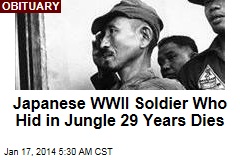 Last Japanese WWII Soldier to Surrender Dies