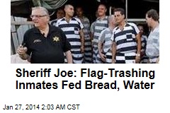 Flag-Trashing Inmates Put on Bread, Water