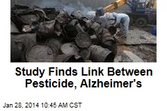 Study Finds Link Between Pesticide, Alzheimer&#39;s