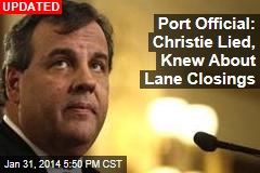 Port Official: Christie Lied, Knew About Lane Closings