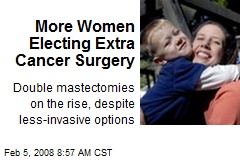 More Women Electing Extra Cancer Surgery