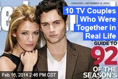 10 TV Couples Who Were Together in Real Life