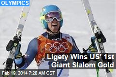 Ligety Wins US&#39; 1st Giant Slalom Gold