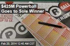 $425 Powerball Winner Sold in California