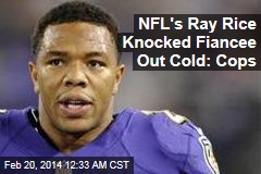 NFL&#39;s Ray Rice Knocked Fiancee Out Cold: Cops
