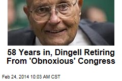 58 Years in, Dingell Retiring From &#39;Obnoxious&#39; Congress