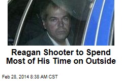 Reagan Shooter to Spend Most of His Time on Outside