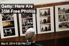Getty: Here&#39;s 35M Free Photos