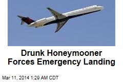 Drunk Honeymooner Forces Emergency Landing