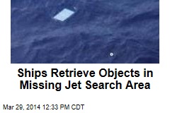 Ships Retrieve Objects in Missing Jet Search Area