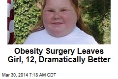 Obesity Surgery Leaves Girl, 12, Dramatically Better
