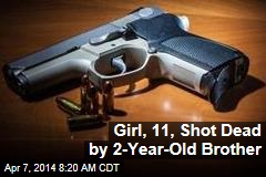 Girl, 11, Shot Dead by 2-Year-Old Brother