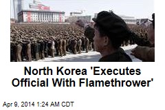 North Korea &#39;Executes Official With Flamethrower&#39;