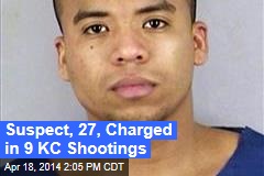 Suspect, 27, Charged in 9 KC Shootings