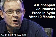 4 Kidnapped Journalists Freed in Syria