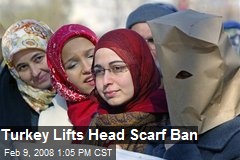 Turkey Lifts Head Scarf Ban